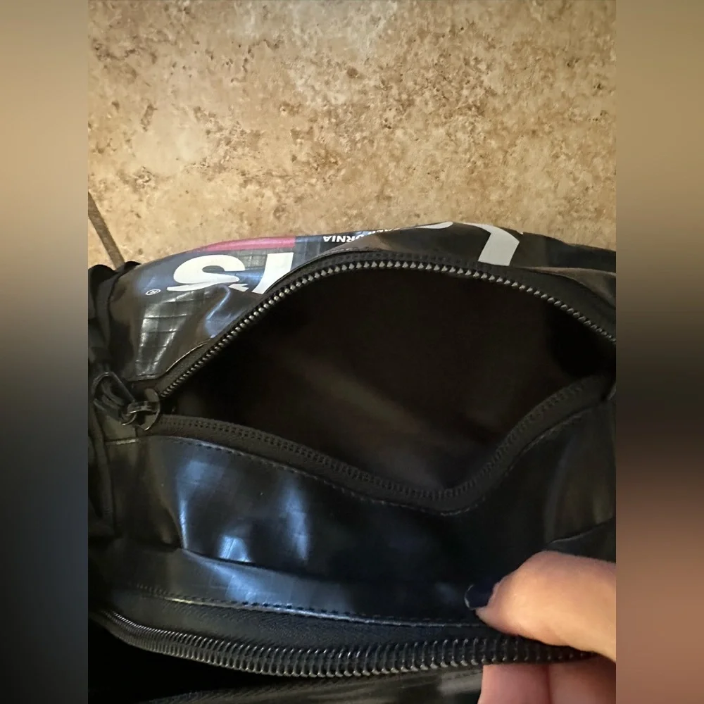 Levi’s black duffel bag backpack